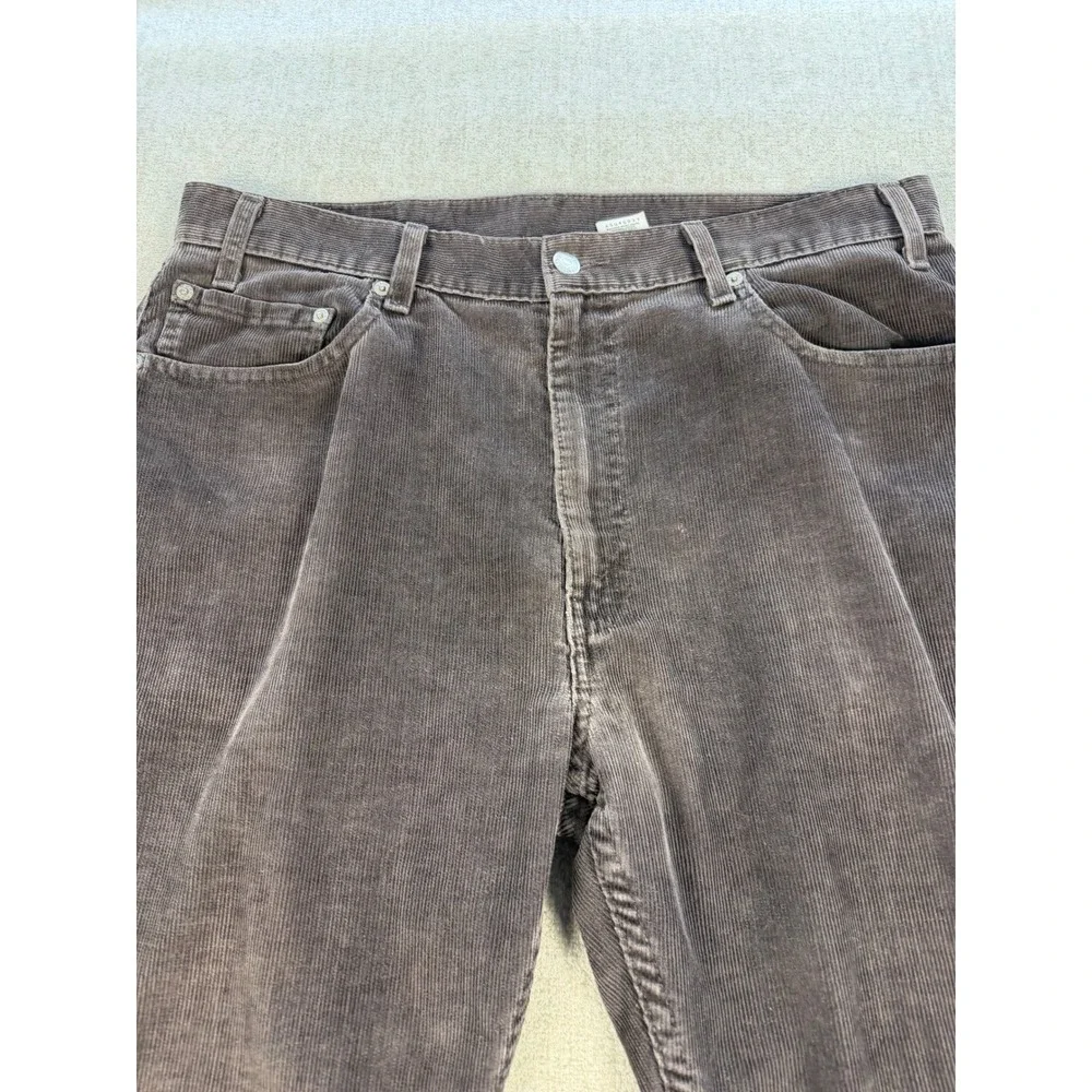 VTG Levi's 505 Men 36X32 Brown Corduroy Pants Regular Fit Cotton Blend